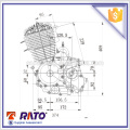 Enfriamiento de aire motor 150cc para motocicleta